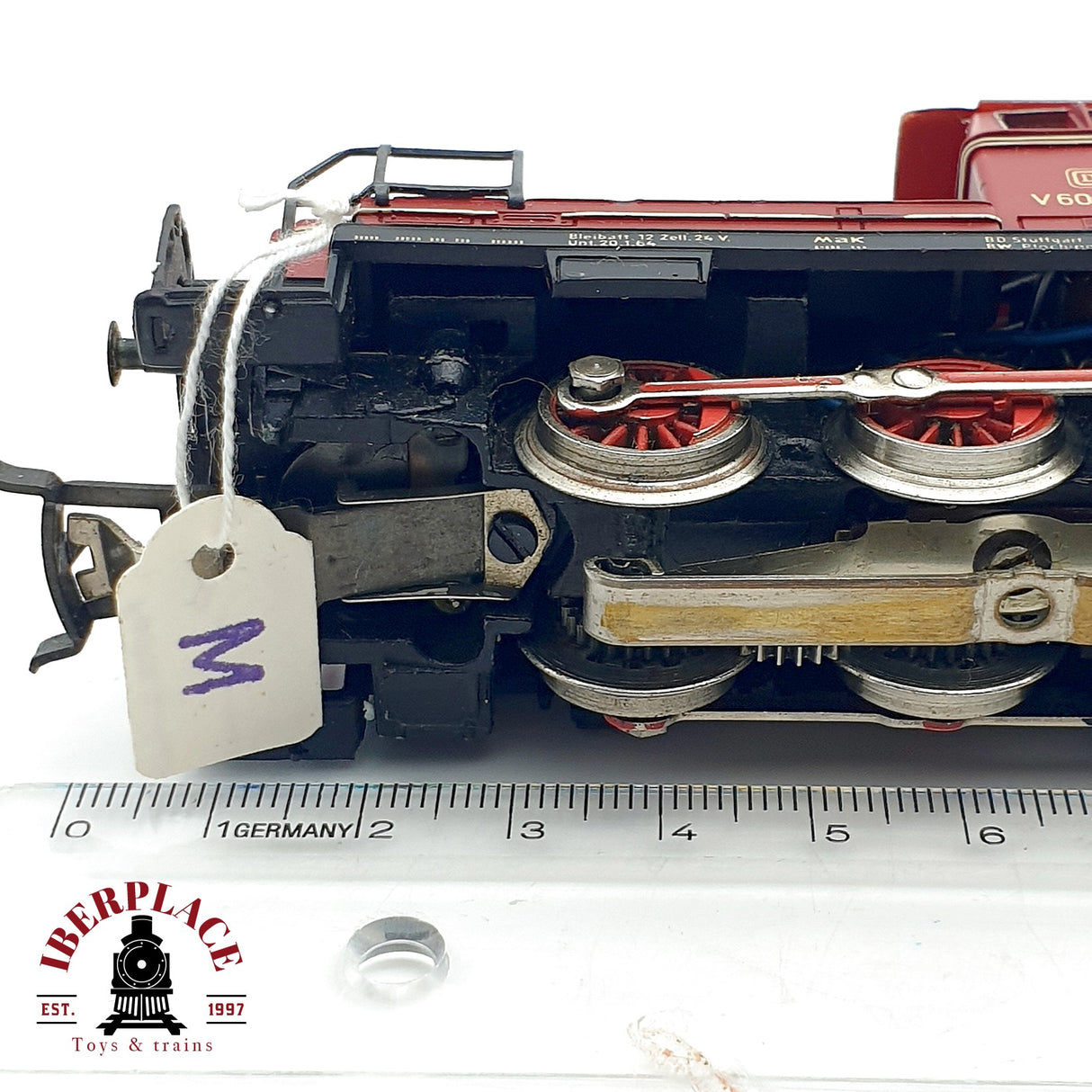 ♻️ AC Märklin 3065 Locomotora V60 1009 DB Roja H0 escala 1:87