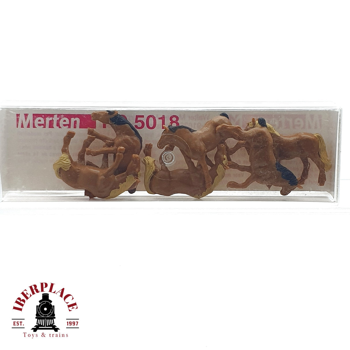 ♻️ 2da mano - Merten 5018 Animales caballos H0 escala 1:87 E15