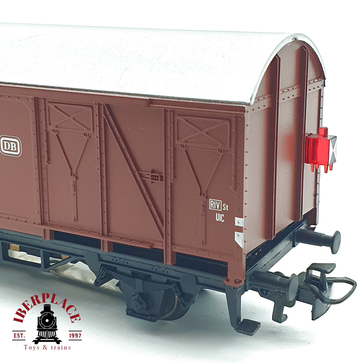 ♻️ 2da mano - Märklin 4411 vagón cerrado DB 131 H0 escala 1:87 EH09