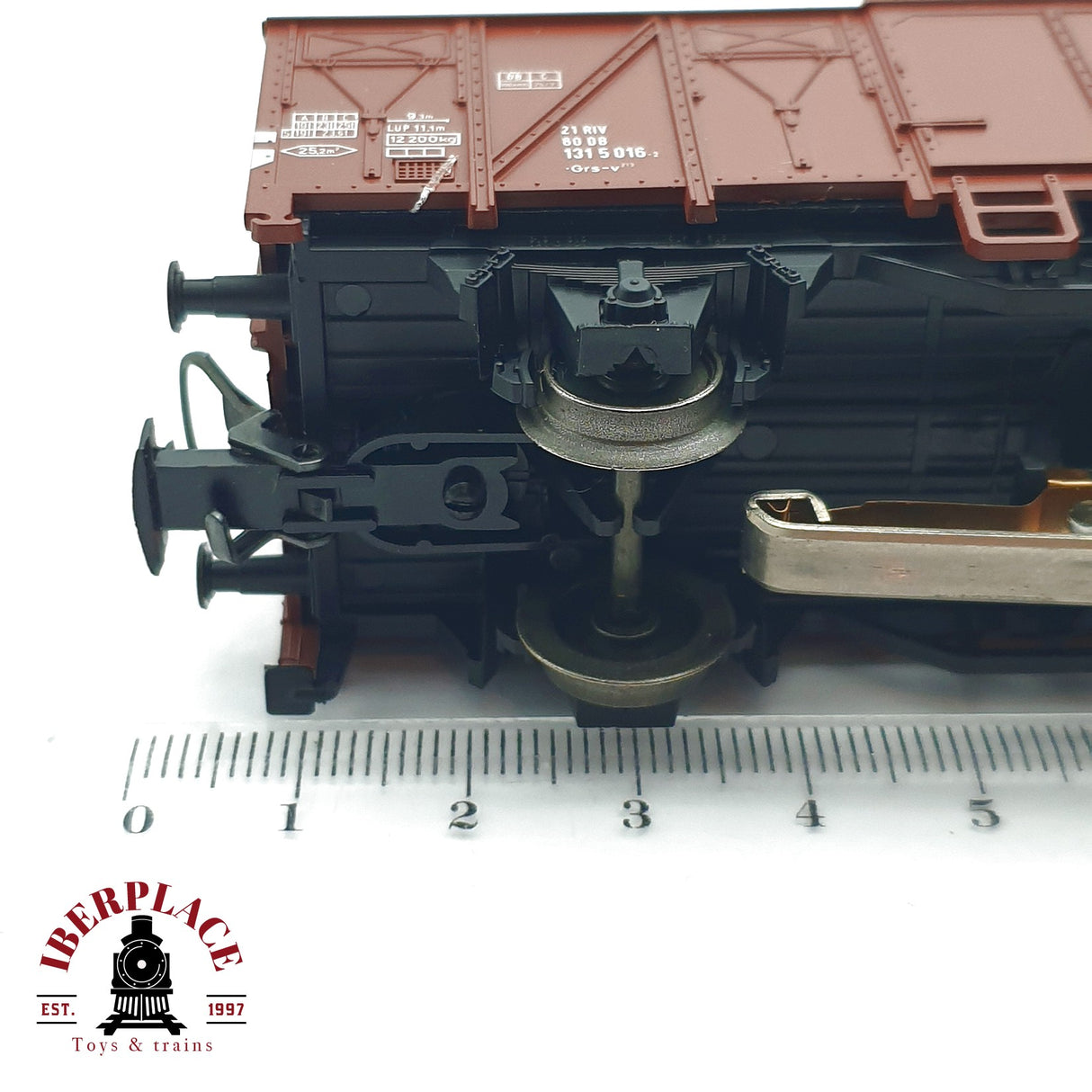 ♻️ 2da mano - Märklin 4411 vagón cerrado DB 131 H0 escala 1:87 EH09