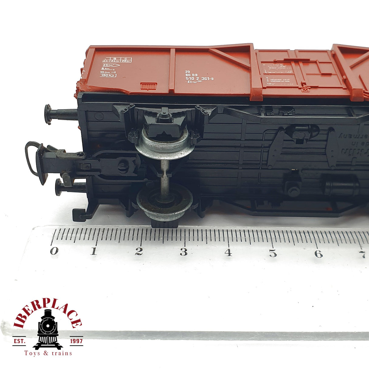 ♻️ 2da mano - Märklin 4431 vagón abierto con carbón DB H0 escala 1:87 EH09 1/4