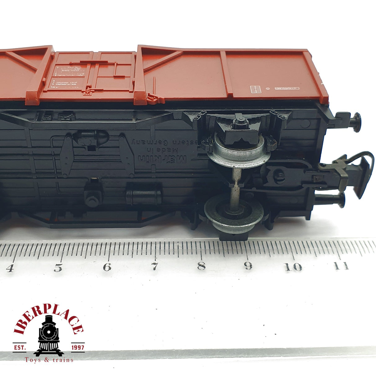 ♻️ 2da mano - Märklin 4431 vagón abierto con carbón DB H0 escala 1:87 EH09 1/4