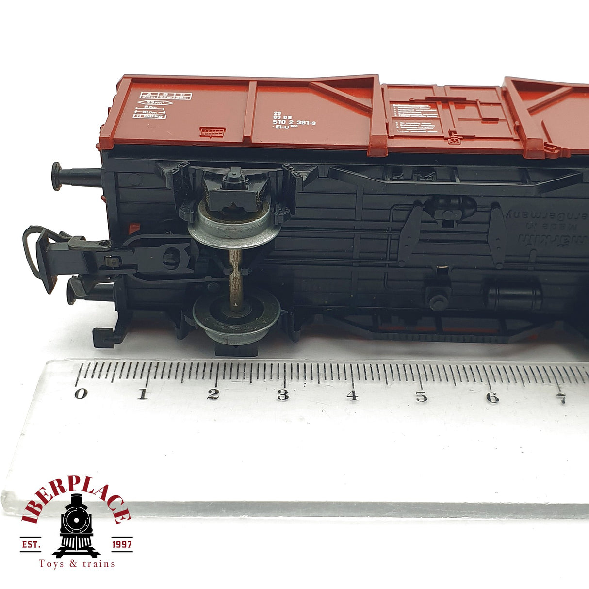 ♻️ 2da mano - Märklin 4431 vagón abierto con carbón DB H0 escala 1:87 EH09 2/4