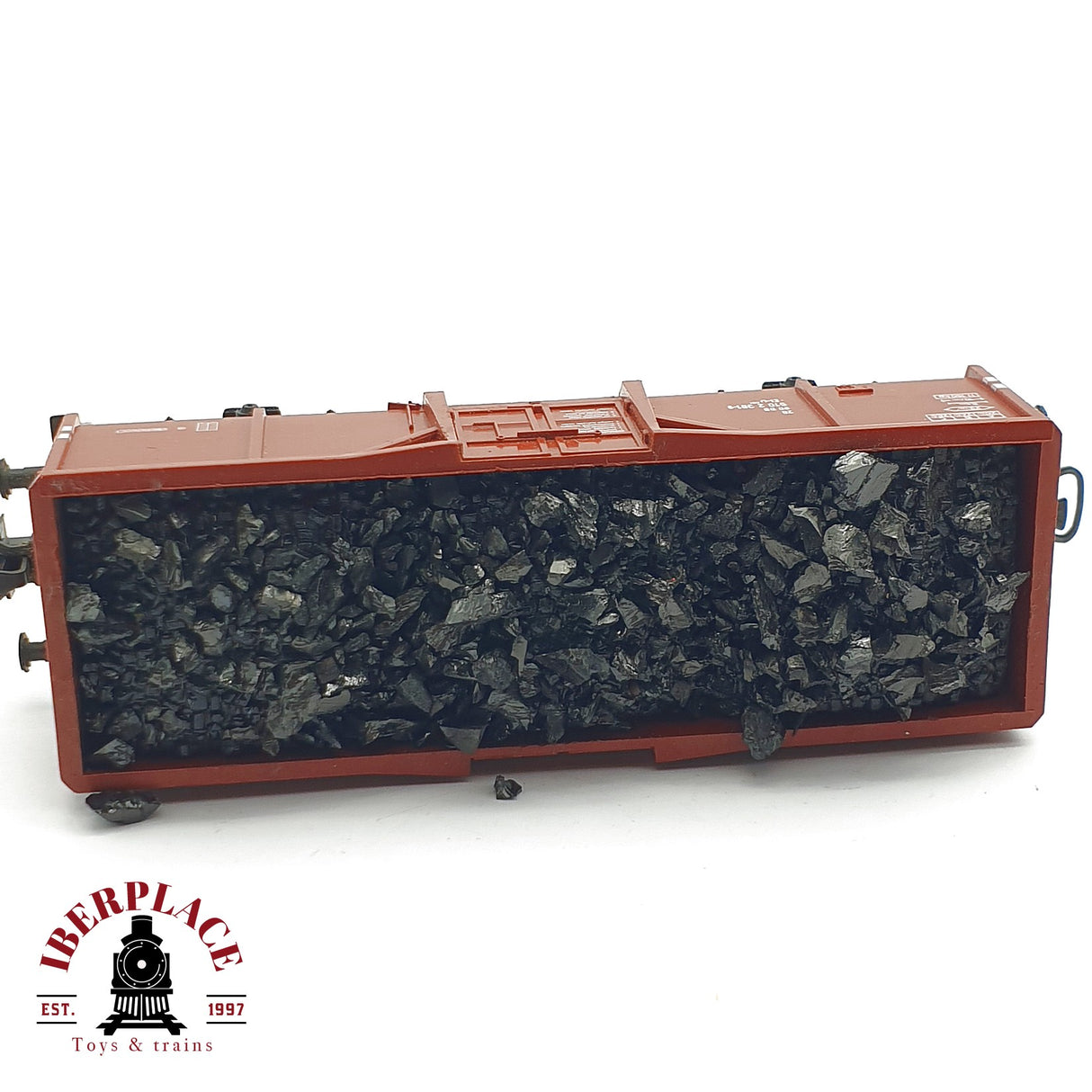 ♻️ 2da mano - Märklin 4431 vagón abierto con carbón DB H0 escala 1:87 EH09 3/4