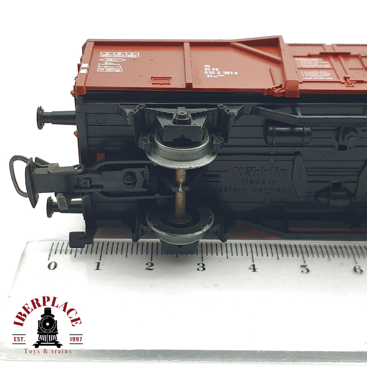 ♻️ 2da mano - Märklin 4431 vagón abierto con carbón DB H0 escala 1:87 EH09 3/4