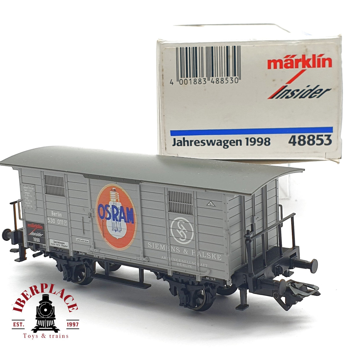 ♻️ 2da mano - Märklin 48853 vagón insider OSRAM 1998 H0 escala 1:87 EH09