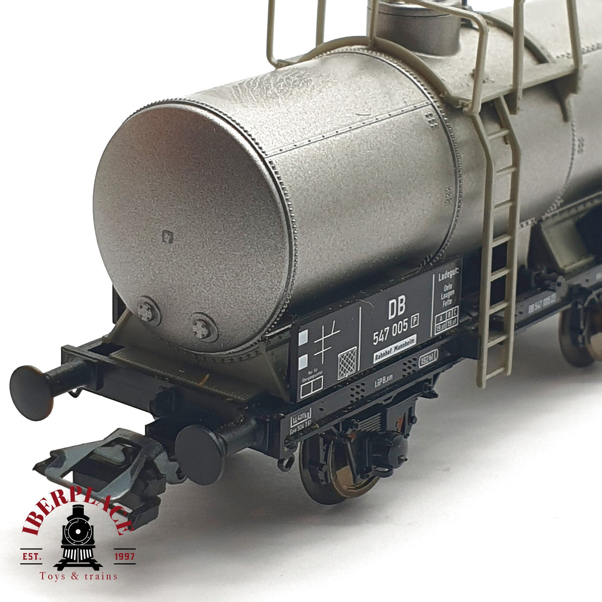 ♻️ 2da mano - DC Fleischmann 5426K vagon cisterna DB 547 005 DR H0 escala 1:87 EH09