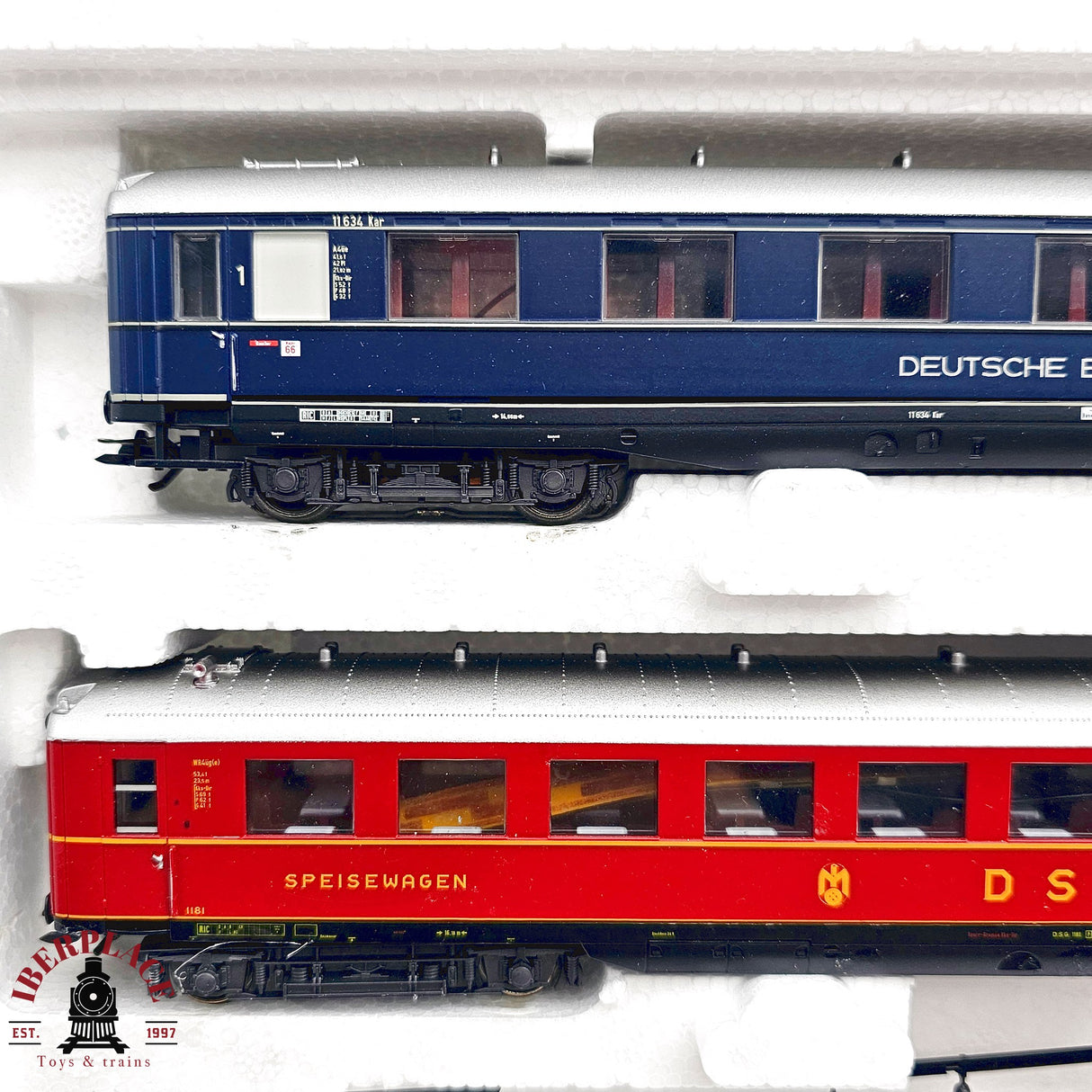 ♻️ 2da mano - Märklin 43209 set de vagones Loreley DB H0 escala 1:87 E14
