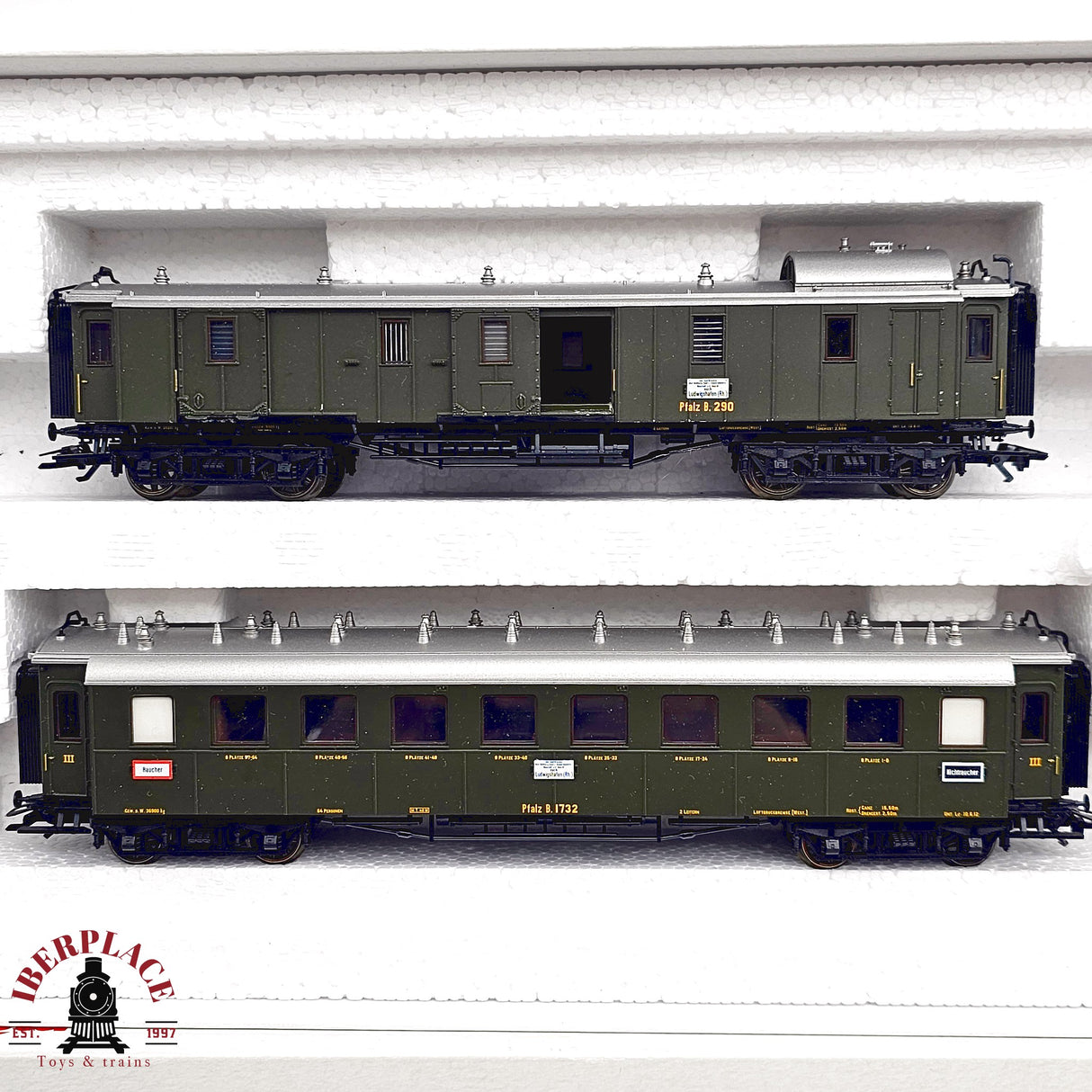 ♻️ 2da mano - Märklin 41354 set de vagones Pfalzbahn Ep I H0 escala 1:87 E14