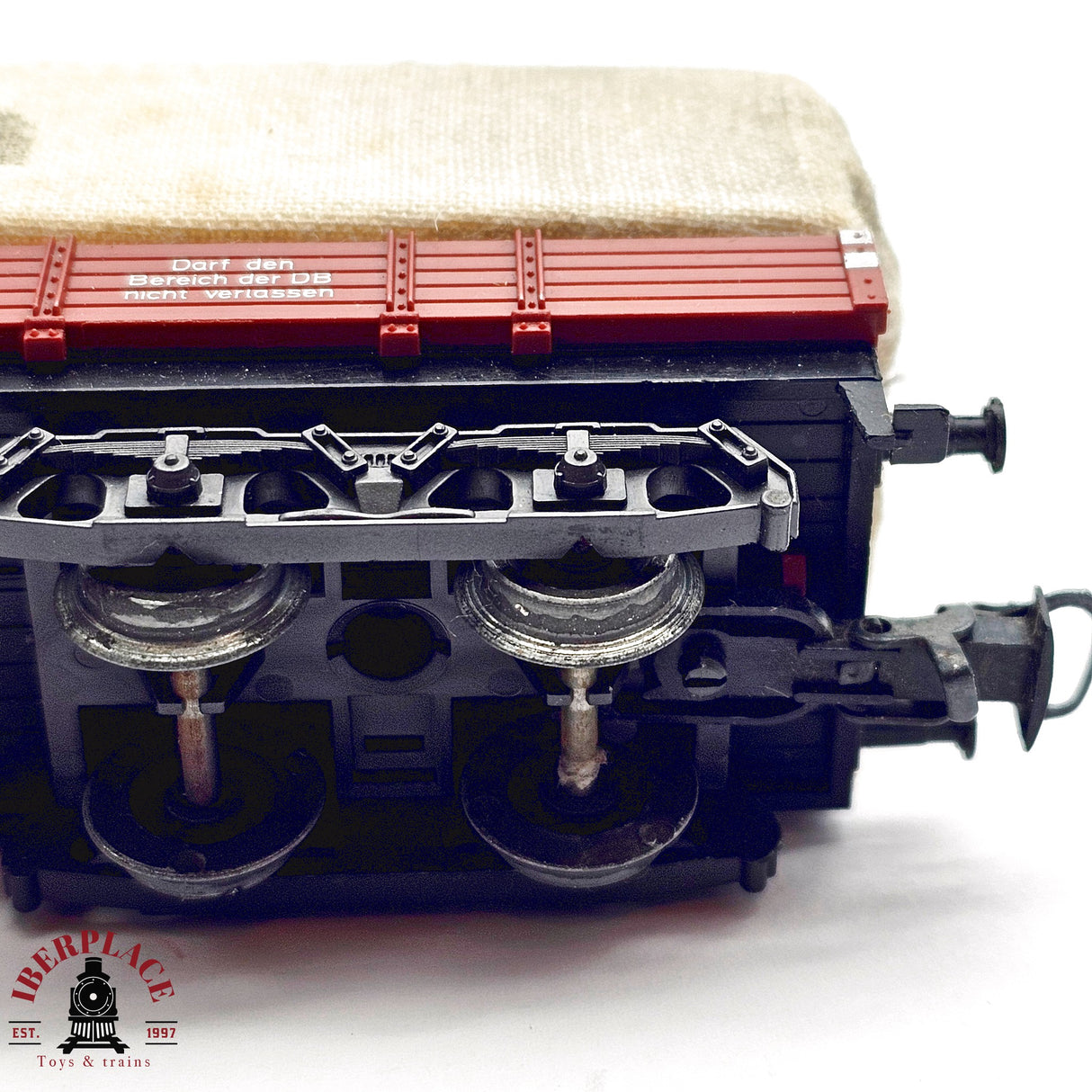 ♻️ 2da mano - Märklin vagón mercancía con lona DB H0 escala 1:87 E14