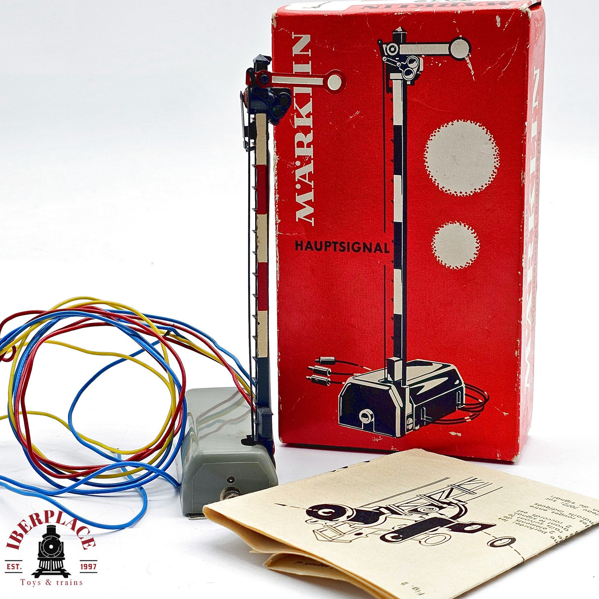 ♻️ 2da mano - Märklin 7039 semaforo principal H0 escala 1:87 E14