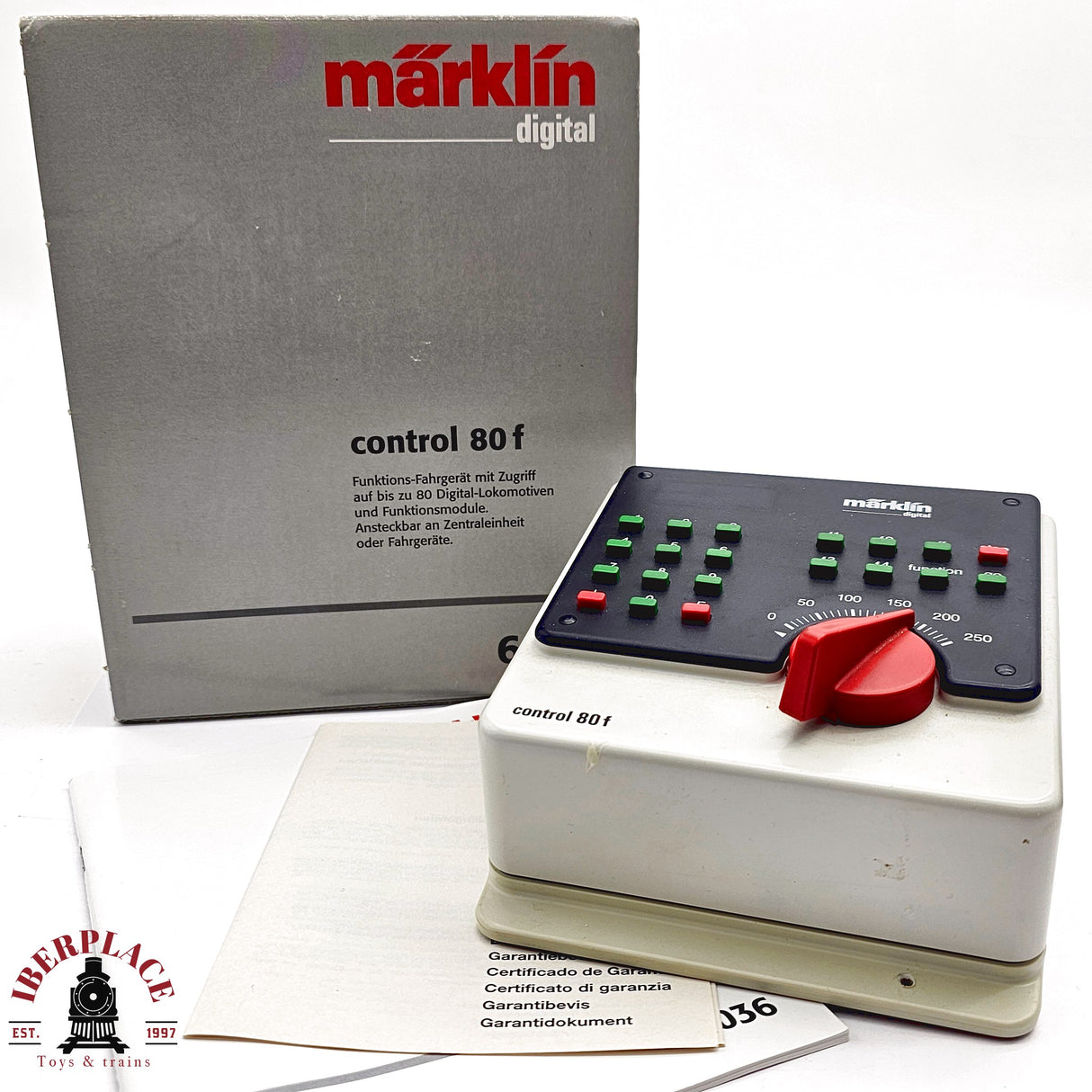 ♻️ 2da mano - Märklin 6036 Mando Dig. 80 f dirección y control de locomotoras H0 escala 1:87 E14 5/8