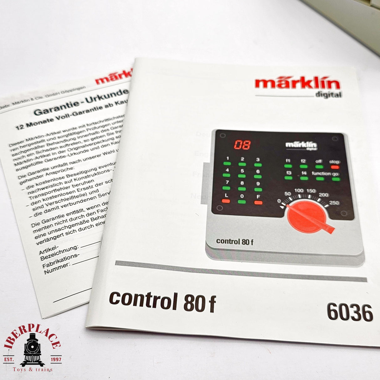 ♻️ 2da mano - Märklin 6036 Mando Dig. 80 f dirección y control de locomotoras H0 escala 1:87 E14 5/8