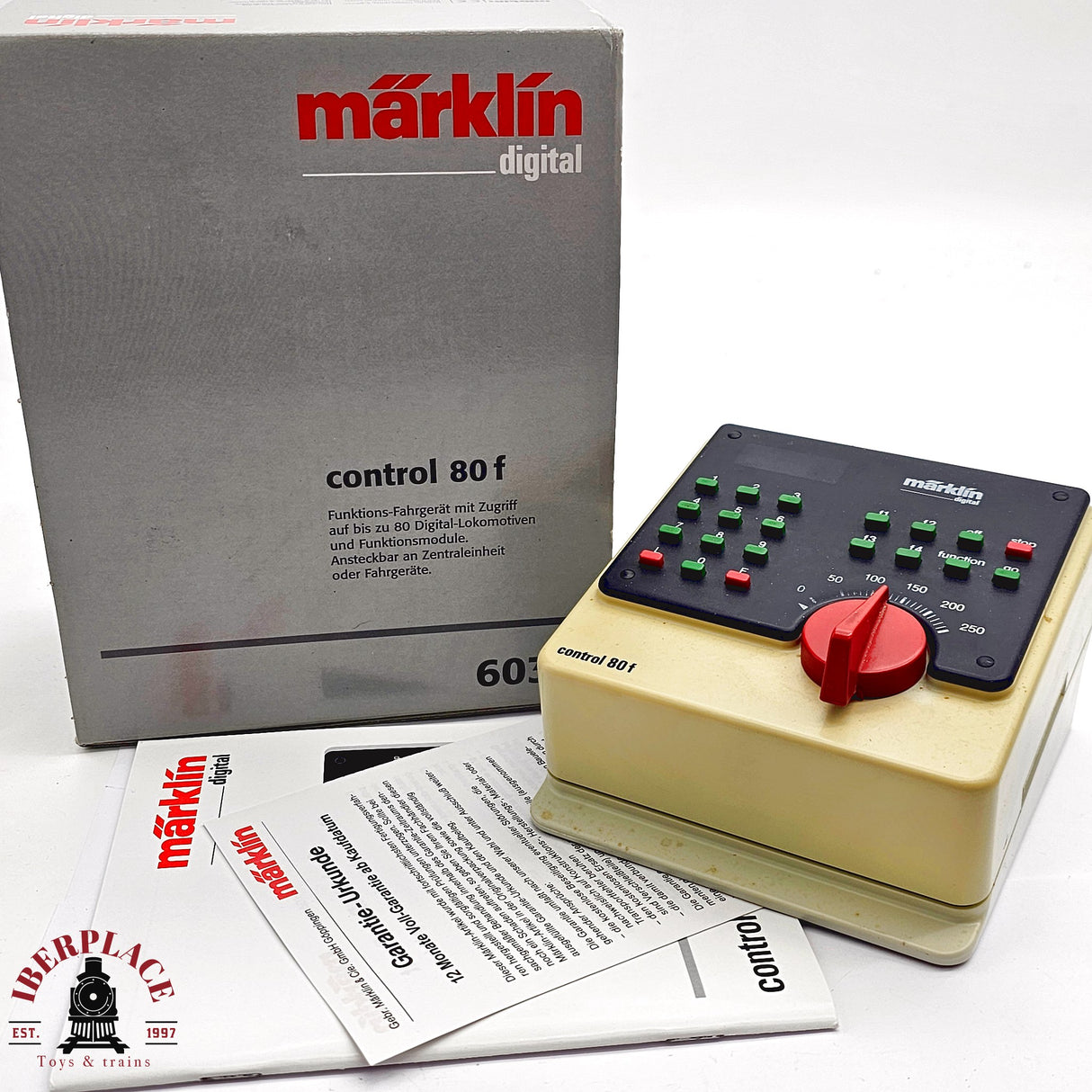 ♻️ 2da mano - Märklin 6036 Mando Dig. 80 f dirección y control de locomotoras H0 escala 1:87 E14 2/8