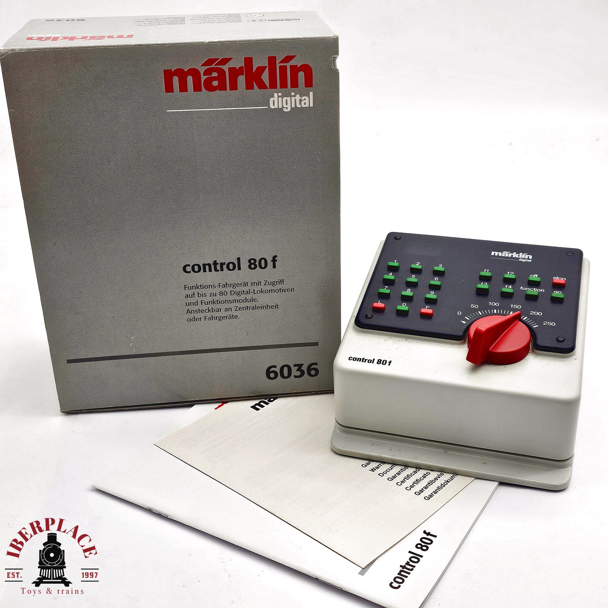 ♻️ 2da mano - Märklin 6036 Mando Dig. 80 f dirección y control de locomotoras H0 escala 1:87 E14 1/8