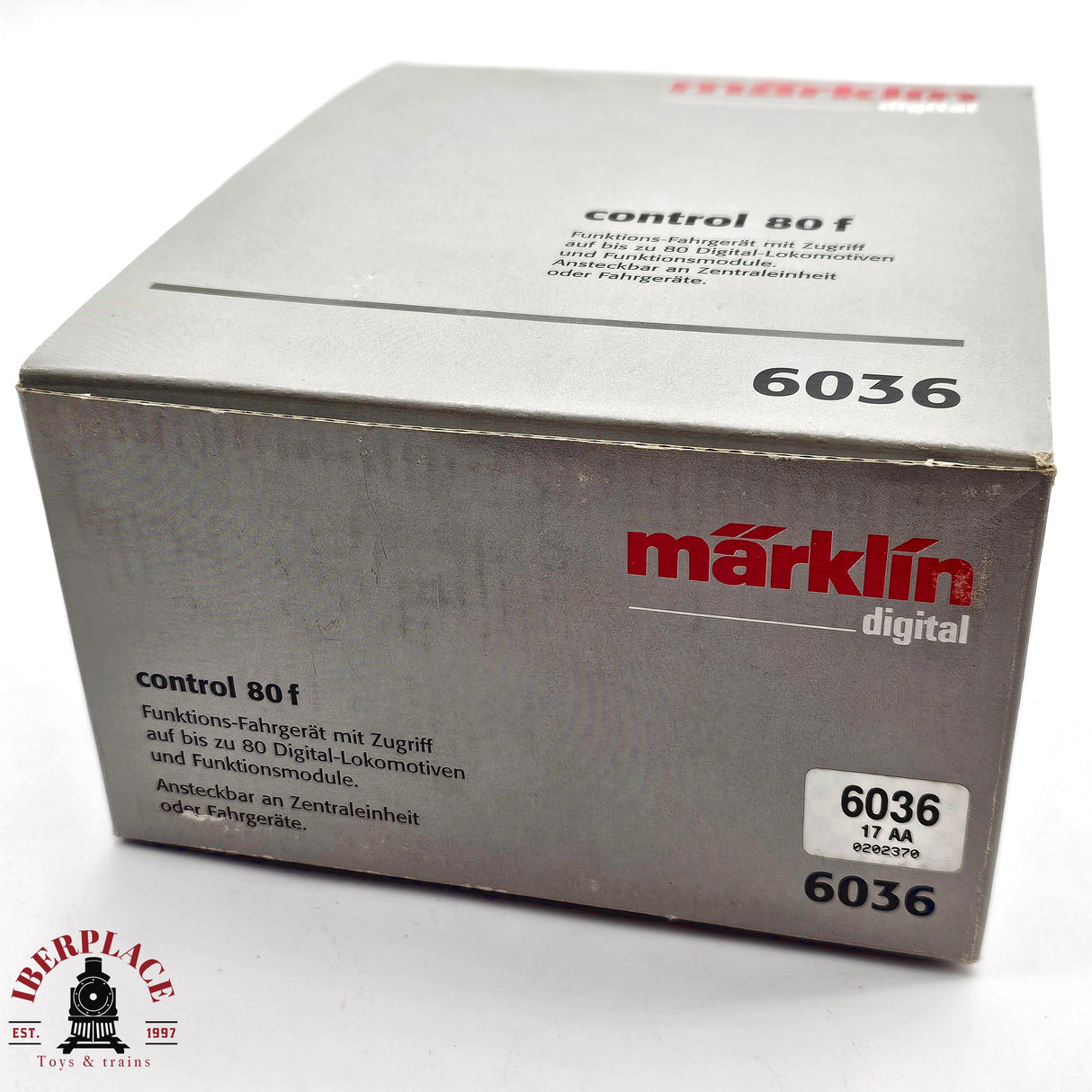 ♻️ 2da mano - Märklin 6036 Mando Dig. 80 f dirección y control de locomotoras H0 escala 1:87 E14 1/8