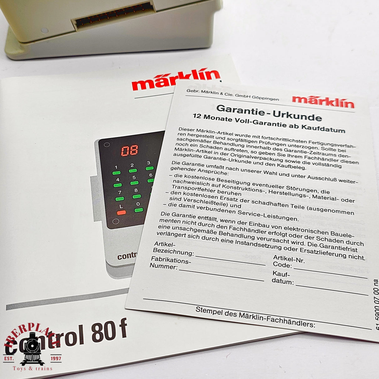 ♻️ 2da mano - Märklin 6036 Mando Dig. 80 f dirección y control de locomotoras H0 escala 1:87 E14 2/8