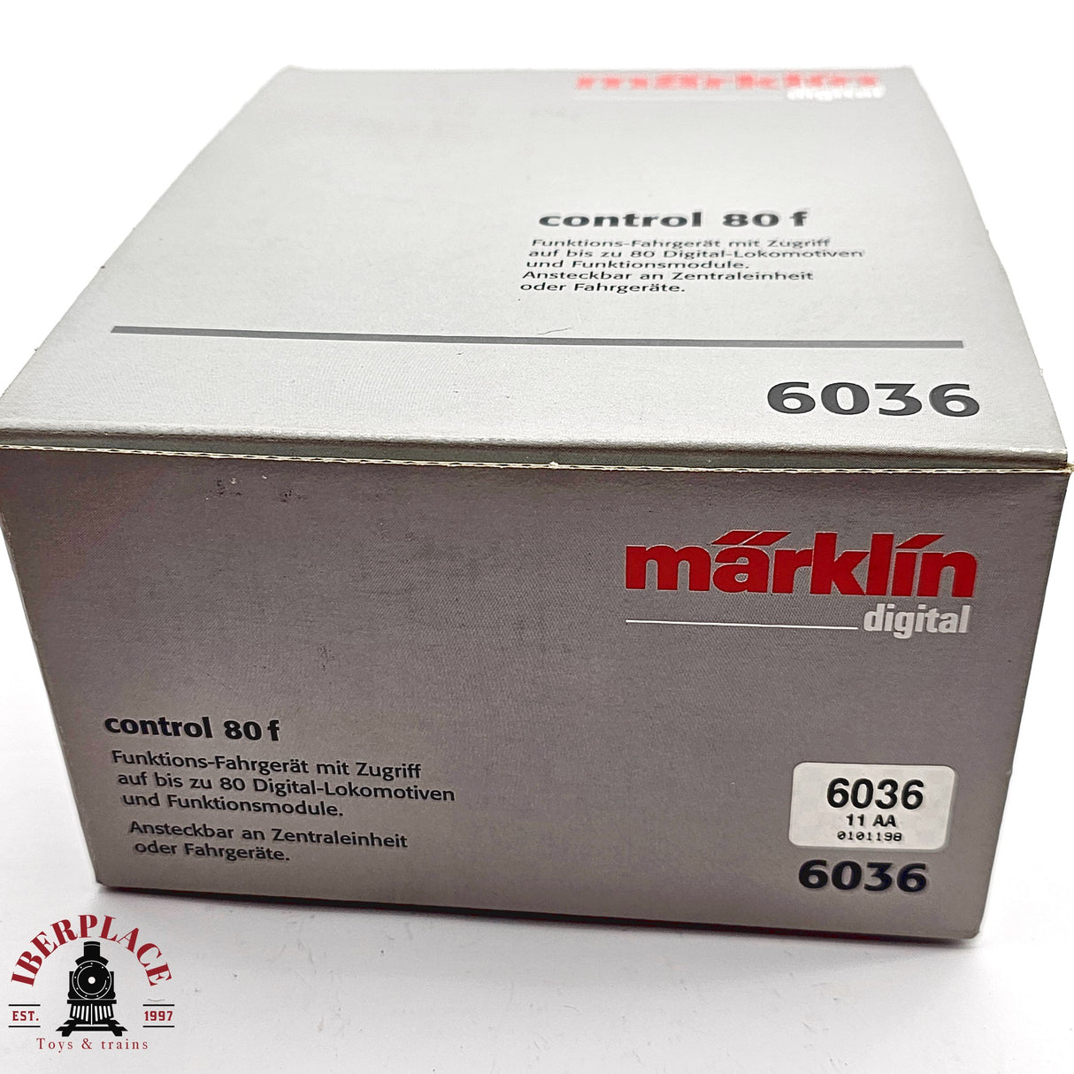 ♻️ 2da mano - Märklin 6036 Mando Dig. 80 f dirección y control de locomotoras H0 escala 1:87 E14 2/8
