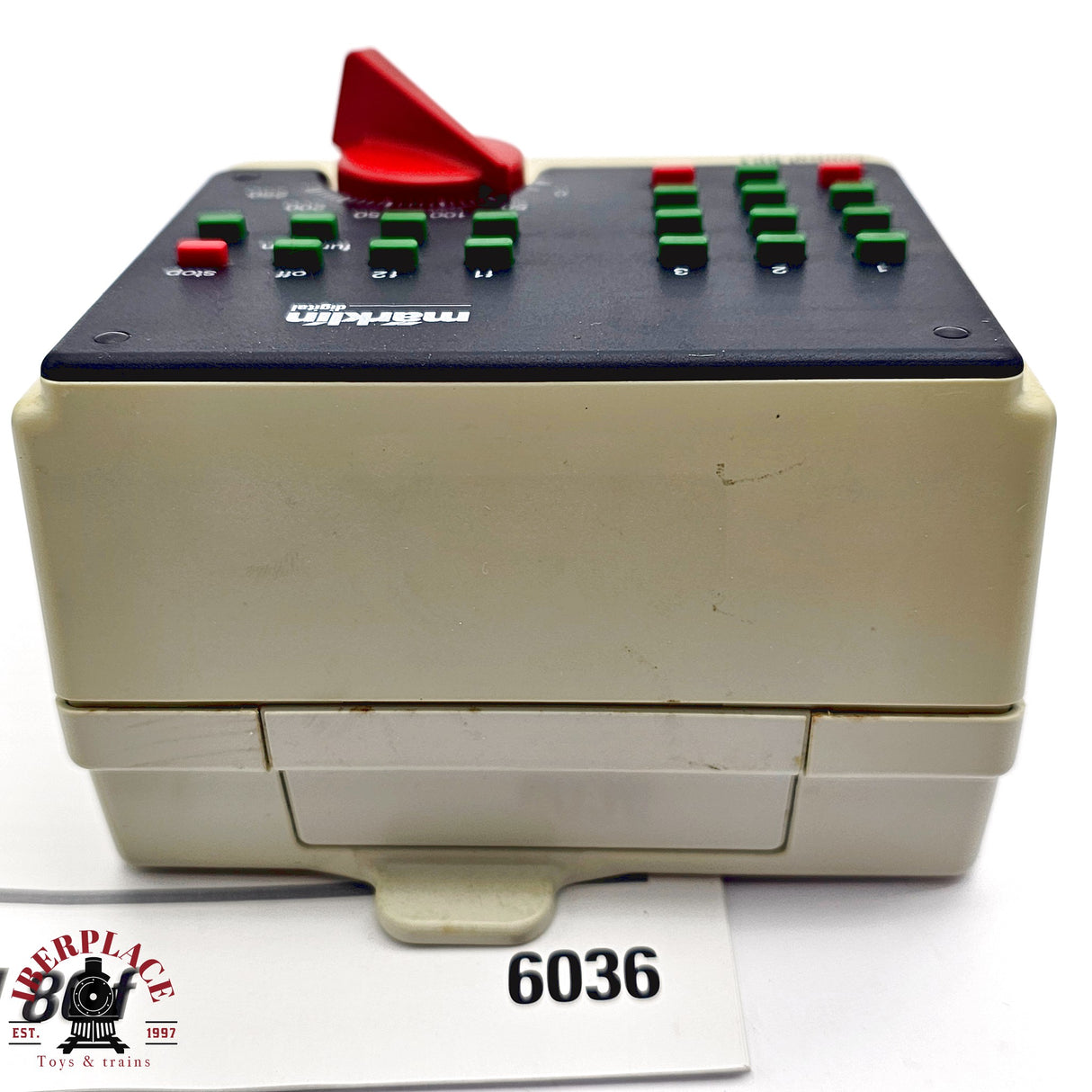 ♻️ 2da mano - Märklin 6036 Mando Dig. 80 f dirección y control de locomotoras H0 escala 1:87 E14 3/8