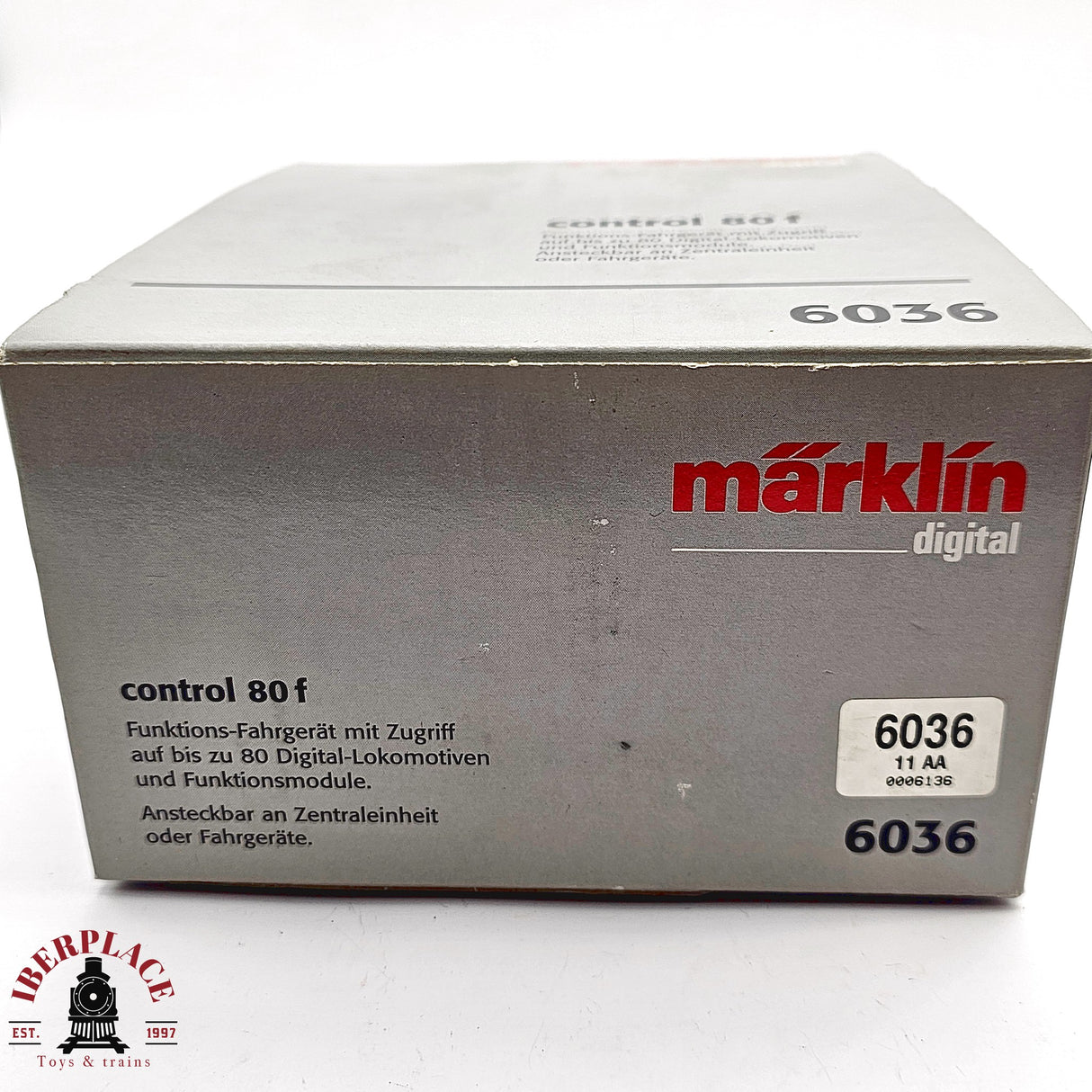 ♻️ 2da mano - Märklin 6036 Mando Dig. 80 f dirección y control de locomotoras H0 escala 1:87 E14 4/8