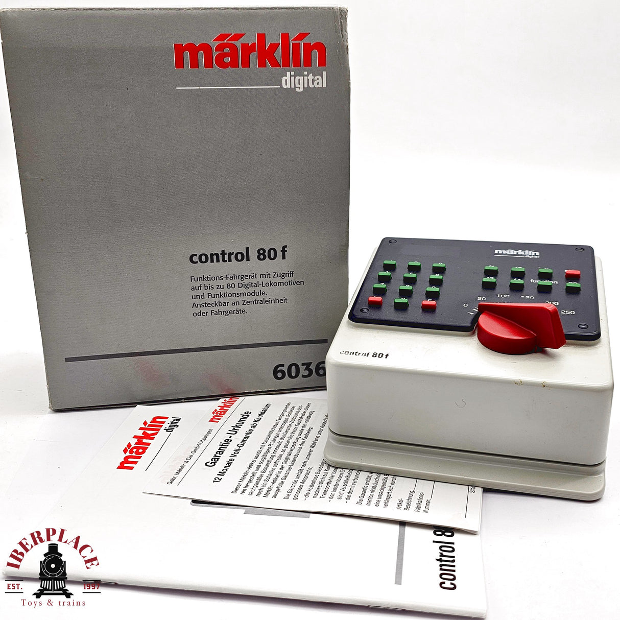 ♻️ 2da mano - Märklin 6036 Mando Dig. 80 f dirección y control de locomotoras H0 escala 1:87 E14 6/8