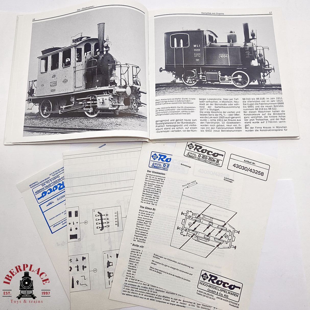 ♻️ 2da mano - DC Roco 43030 Set Locomotora y vagones pasajero H0 escala 1:87 E14