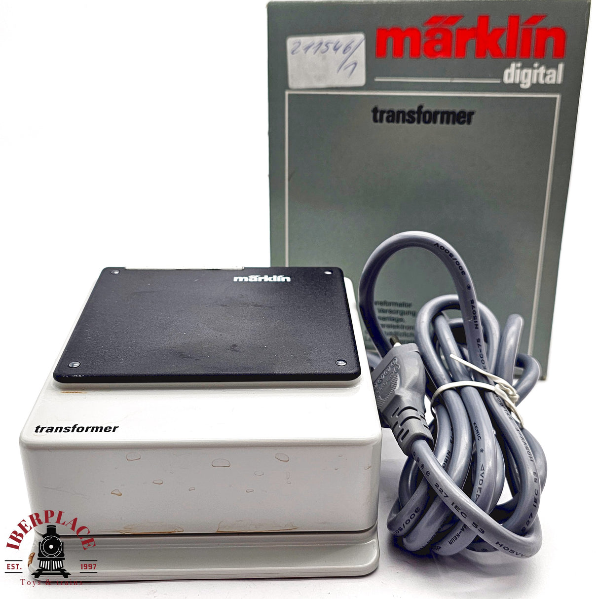 ♻️ 2da mano - Märklin 6002 transformador 230 volts. 52 VA. H0 escala 1:87 E14 2/3