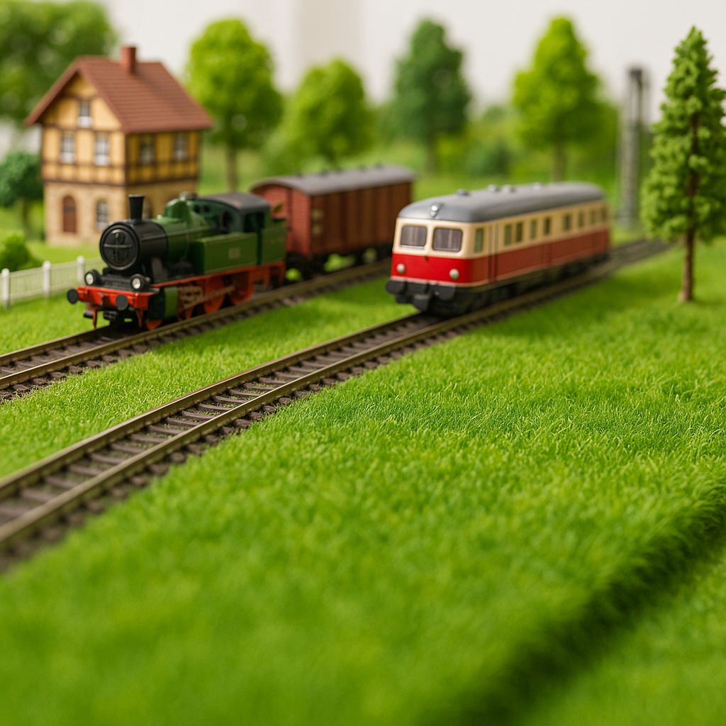 Iberplace Alfombra de Césped Artificial 41×100 cm (7 Colores) – Ideal para Maquetas, Dioramas y Belenes