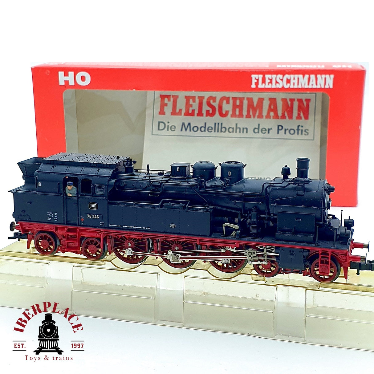 ♻️ ✨ Fleischmann 407801K Locomotora vapor BR 78 246 DB Epoca III Escala H0 1:87 DC