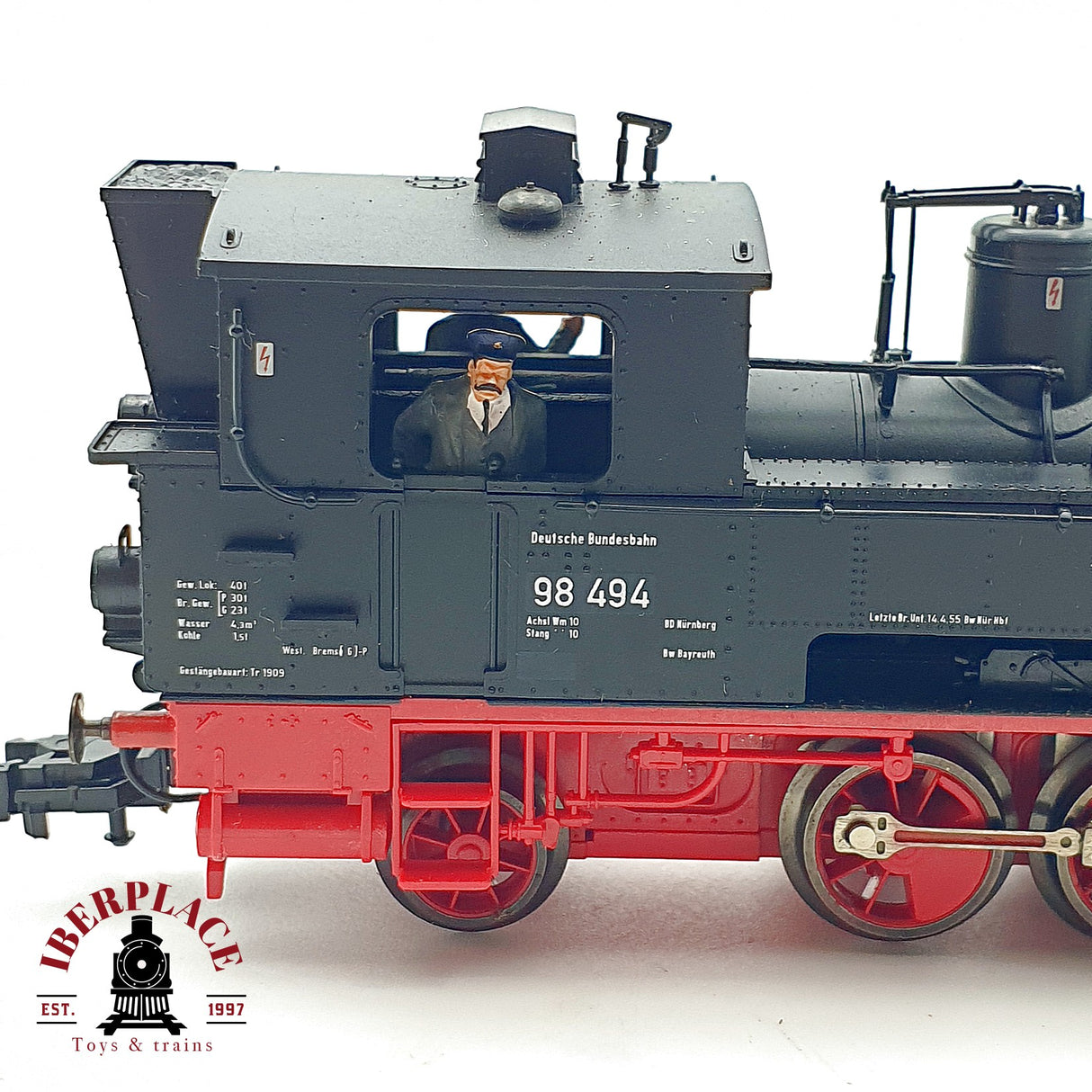 ♻️ ✨ Trix 22414 Locomotora vapor BR 98 526 DRG Epoca II Escala H0 1:87 DC 2/3