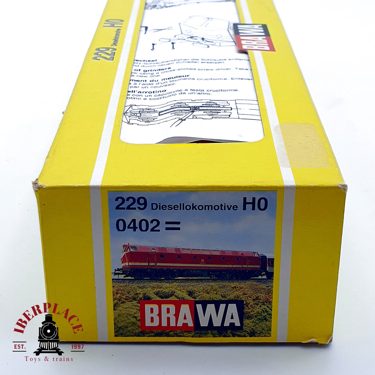 ♻️ ✨ Brawa 0402 Locomotora diesel BR 219 159-1 DB AG Ep V Escala H0 1:87 DC