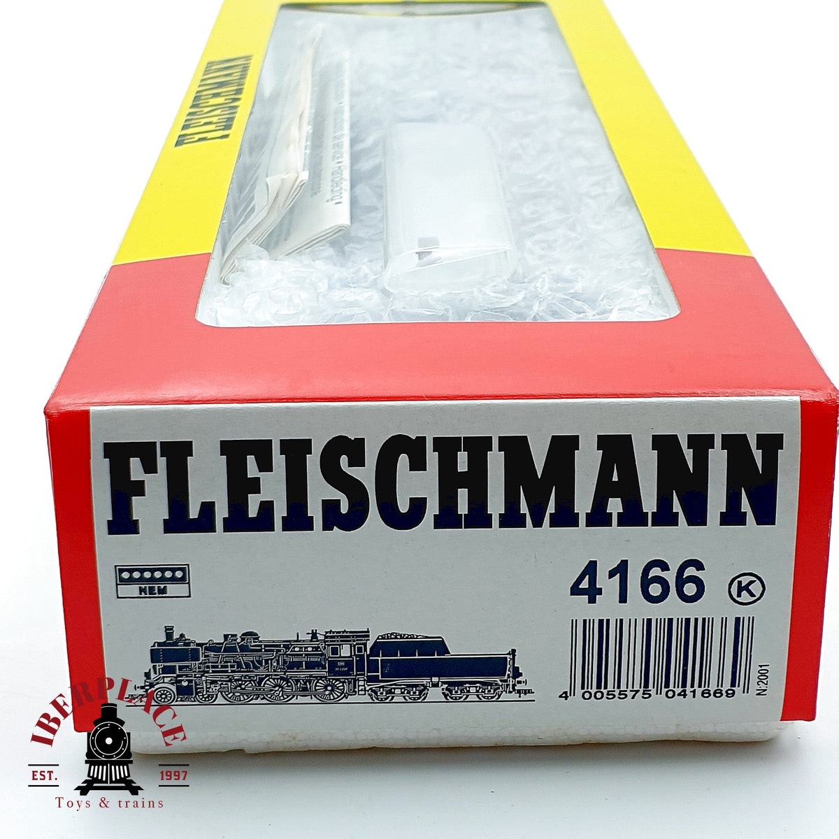 ♻️✨ Fleischmann 4166K Locomotora vapor BR 38 2208 DB Epoca III Escala H0 1:87 DC