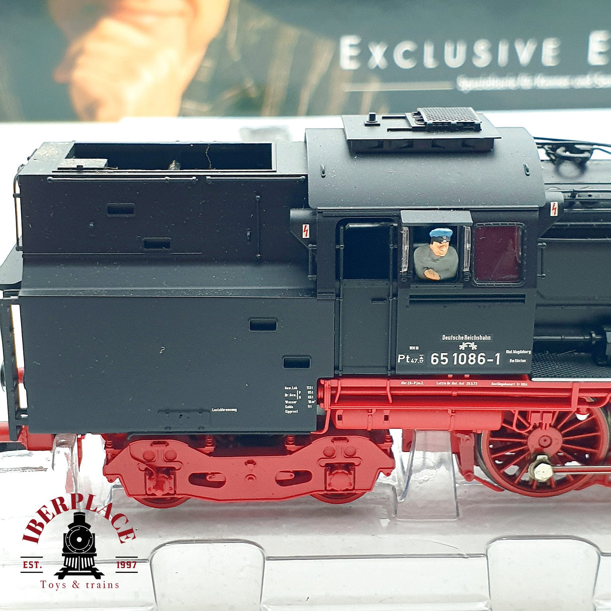 ♻️ ✨ Brawa 0614 Locomotora vapor BR 65 1086-1 DR Epoca IV Escala H0 1:87 DC