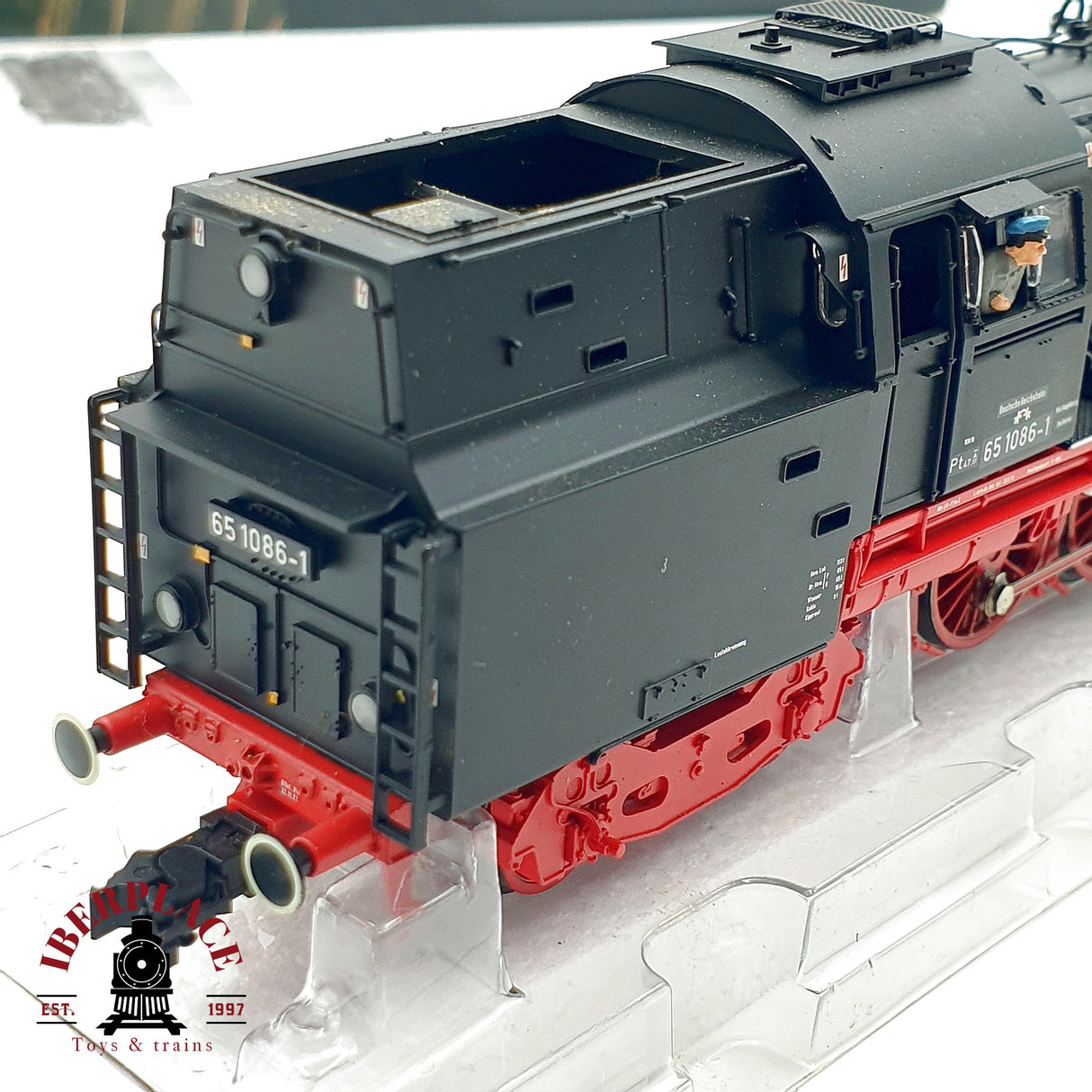 ♻️ ✨ Brawa 0614 Locomotora vapor BR 65 1086-1 DR Epoca IV Escala H0 1:87 DC