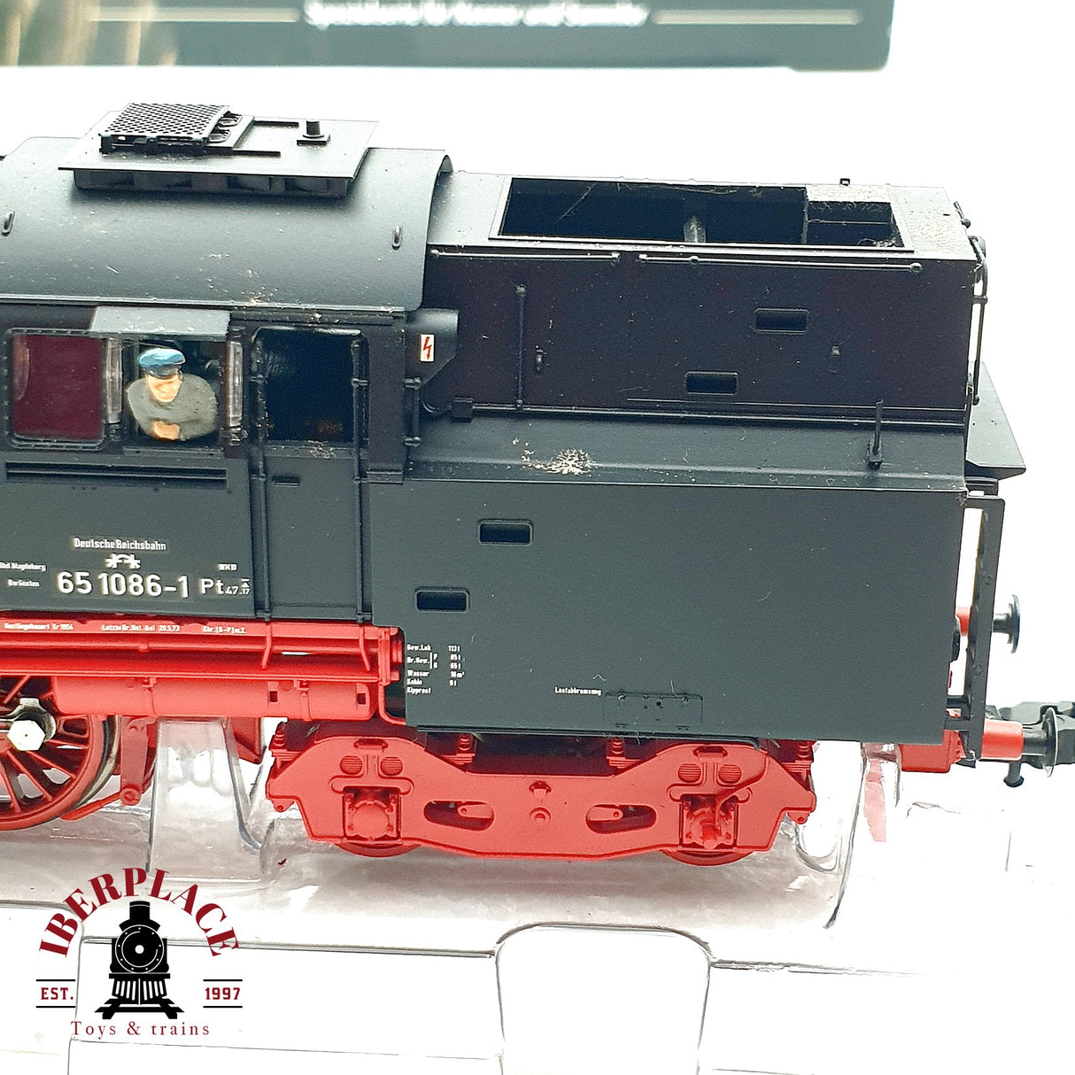 ♻️ ✨ Brawa 0614 Locomotora vapor BR 65 1086-1 DR Epoca IV Escala H0 1:87 DC