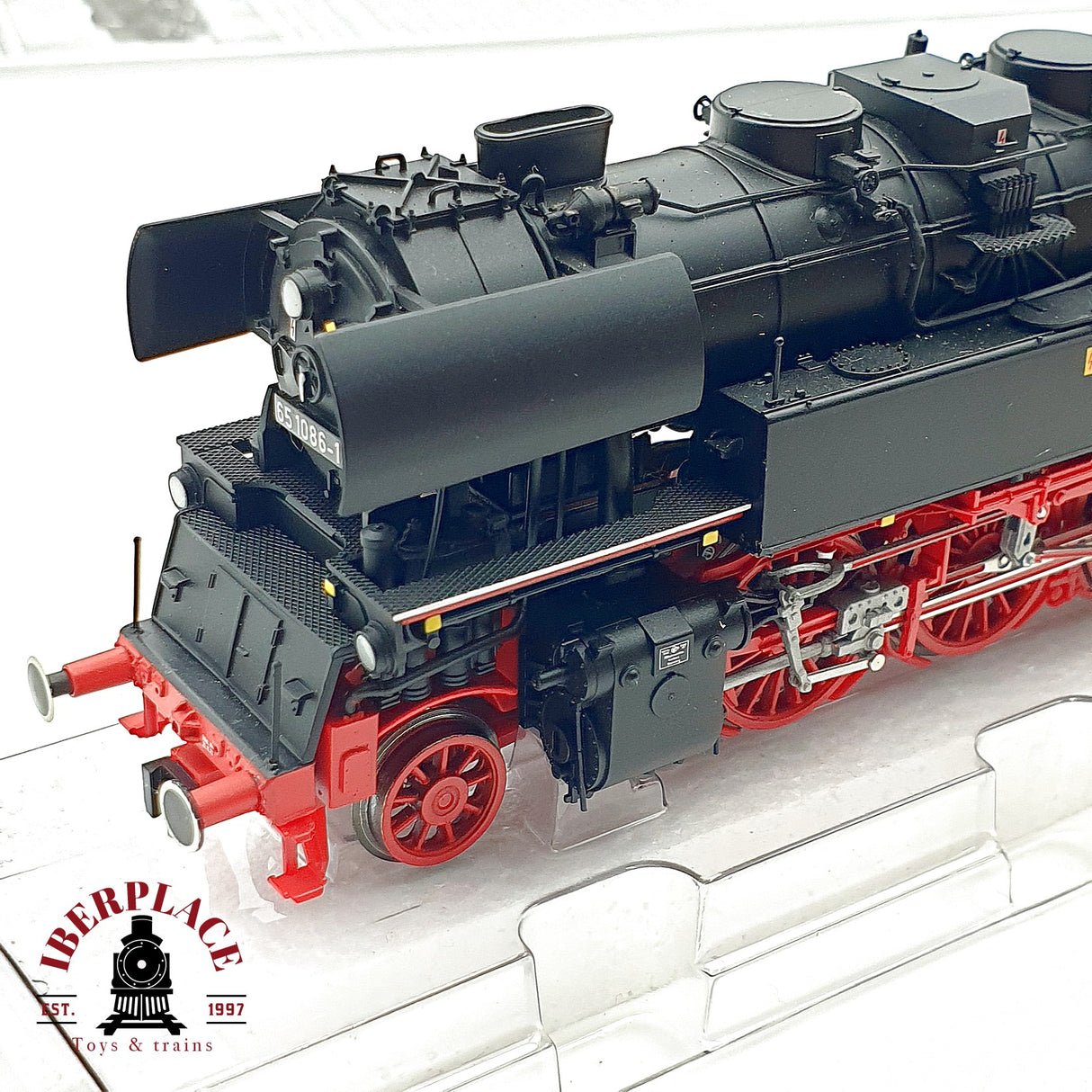 ♻️ ✨ Brawa 0614 Locomotora vapor BR 65 1086-1 DR Epoca IV Escala H0 1:87 DC