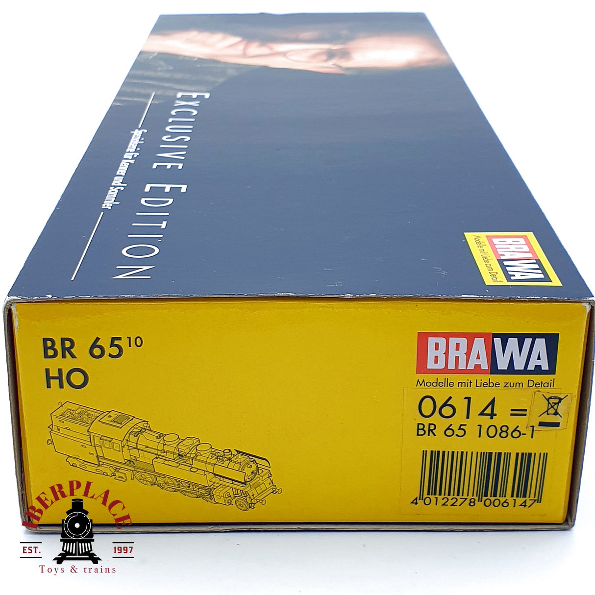 ♻️ ✨ Brawa 0614 Locomotora vapor BR 65 1086-1 DR Epoca IV Escala H0 1:87 DC