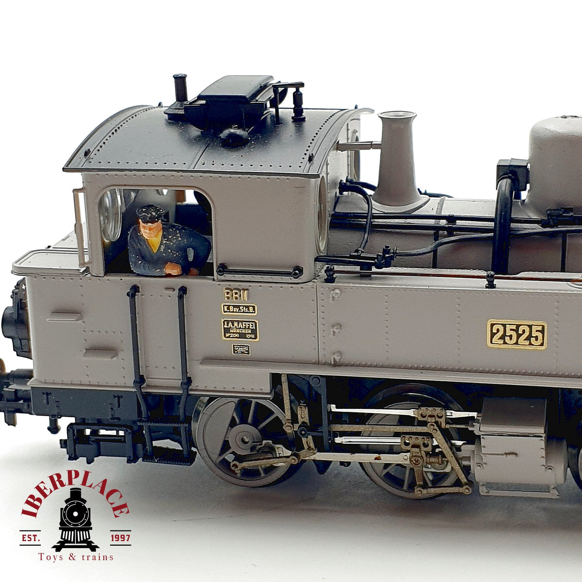 ♻️✨ Roco 43280 Locomotora vapor BB II 2525 K.Bay.Sts.B. Epoca I Escala H0 1:87 DC