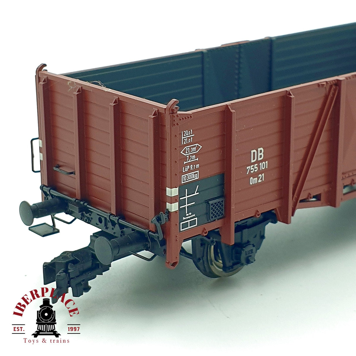 ♻️✨ Brawa 48400 Vagon abierto Om 21 DB 755 101 Epoca III Escala H0 1:87 DC