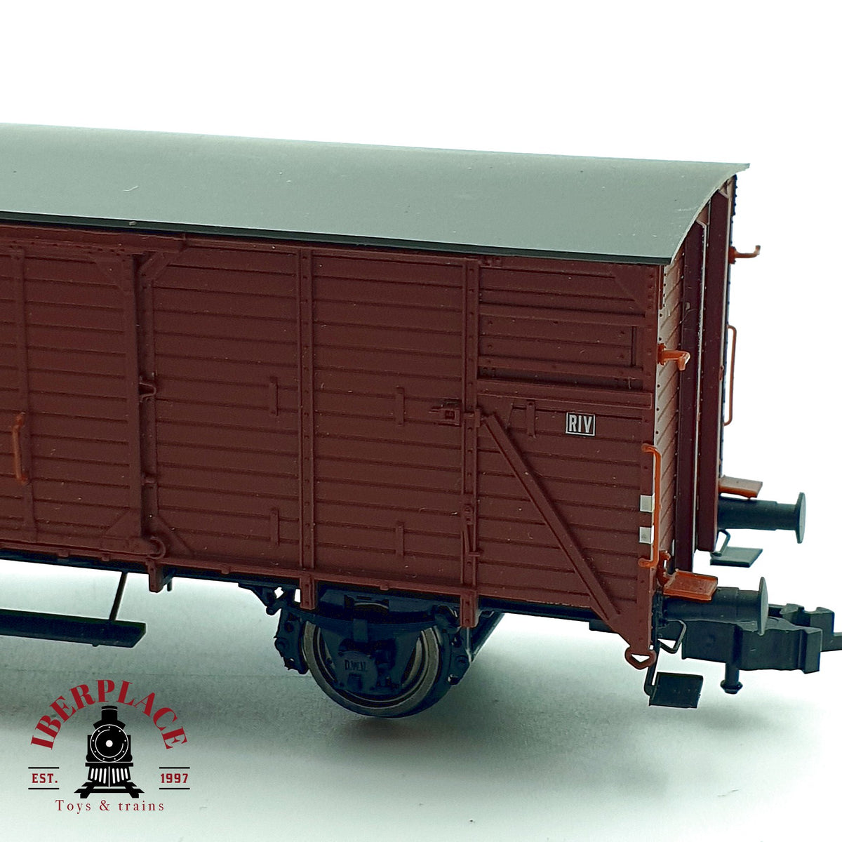 ♻️✨ Brawa 48223 Vagon cerrado G10 DB 144 607 Epoca III Escala H0 1:87 DC