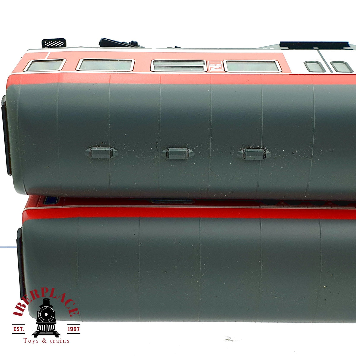 ♻️✨ Fleischmann Lote 4 coches n-Wagen DB AG Verkehrsrot 5648 5649 5647 Escala H0 1:87 DC