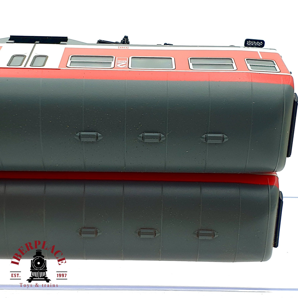 ♻️✨ Fleischmann Lote 4 coches n-Wagen DB AG Verkehrsrot 5648 5649 5647 Escala H0 1:87 DC