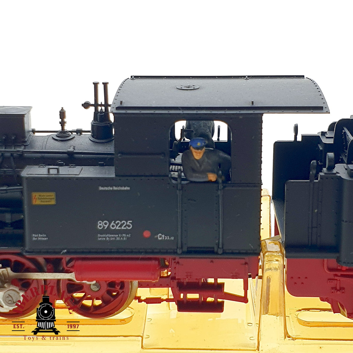 ♻️✨ Fleischmann 4115 Locomotora vapor BR 89 6225 DRG Epoca II Escala H0 1:87 DC