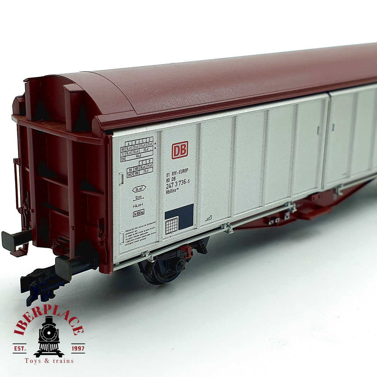♻️ ✨ Fleischmann 5371K Vagon paredes deslizantes Hbils DB 2370736 Ep IV Escala H0 1:87 DC