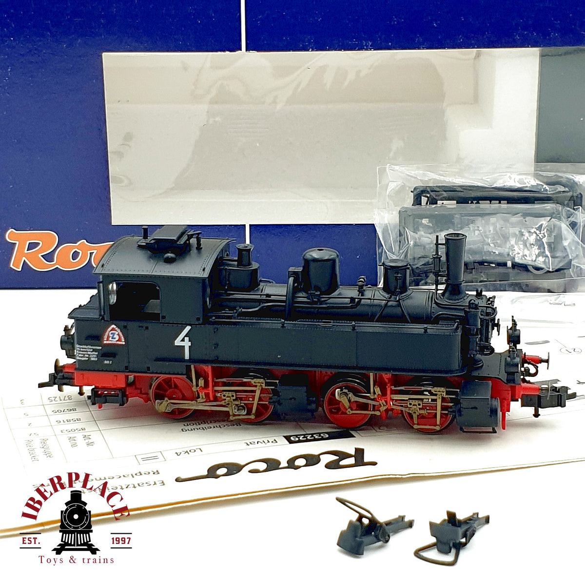 ♻️✨ Roco 63229 Locomotora vapor BB 2 N4 Südzucker AG Epoca III Escala H0 1:87 DC