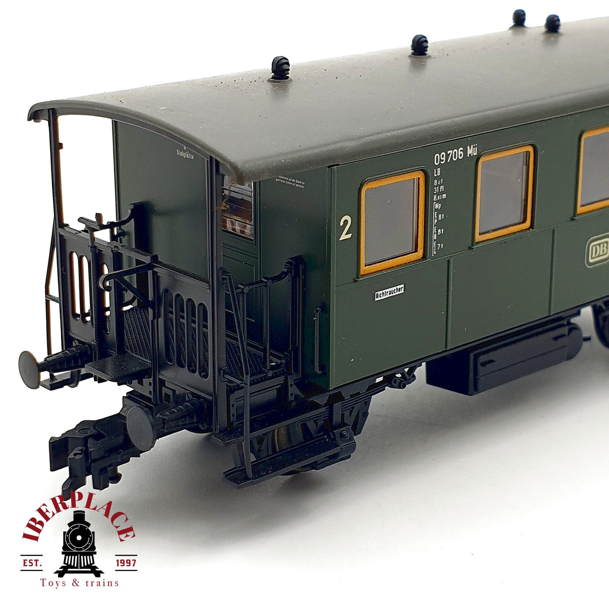 ♻️ ✨Roco 44800 coche pasajeros 2a cl DB época III Escala H0 1:87 DC