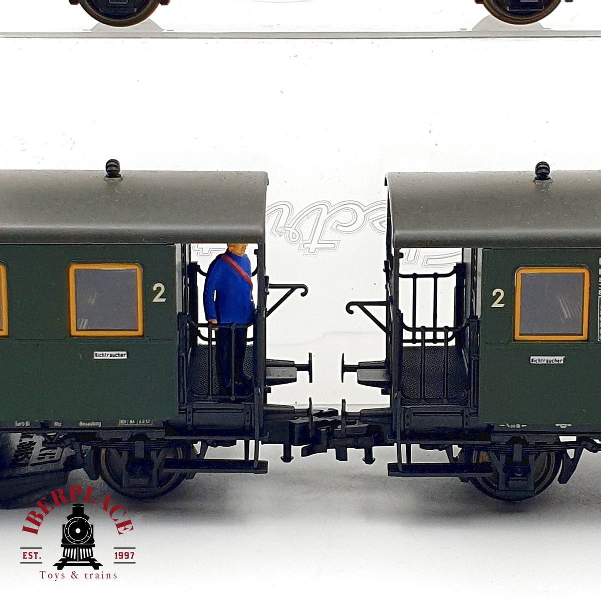 ♻️ ✨ Roco 44804 44800 set 3x vagones pasajeros furgón DB época III Escala H0 1:87 DC