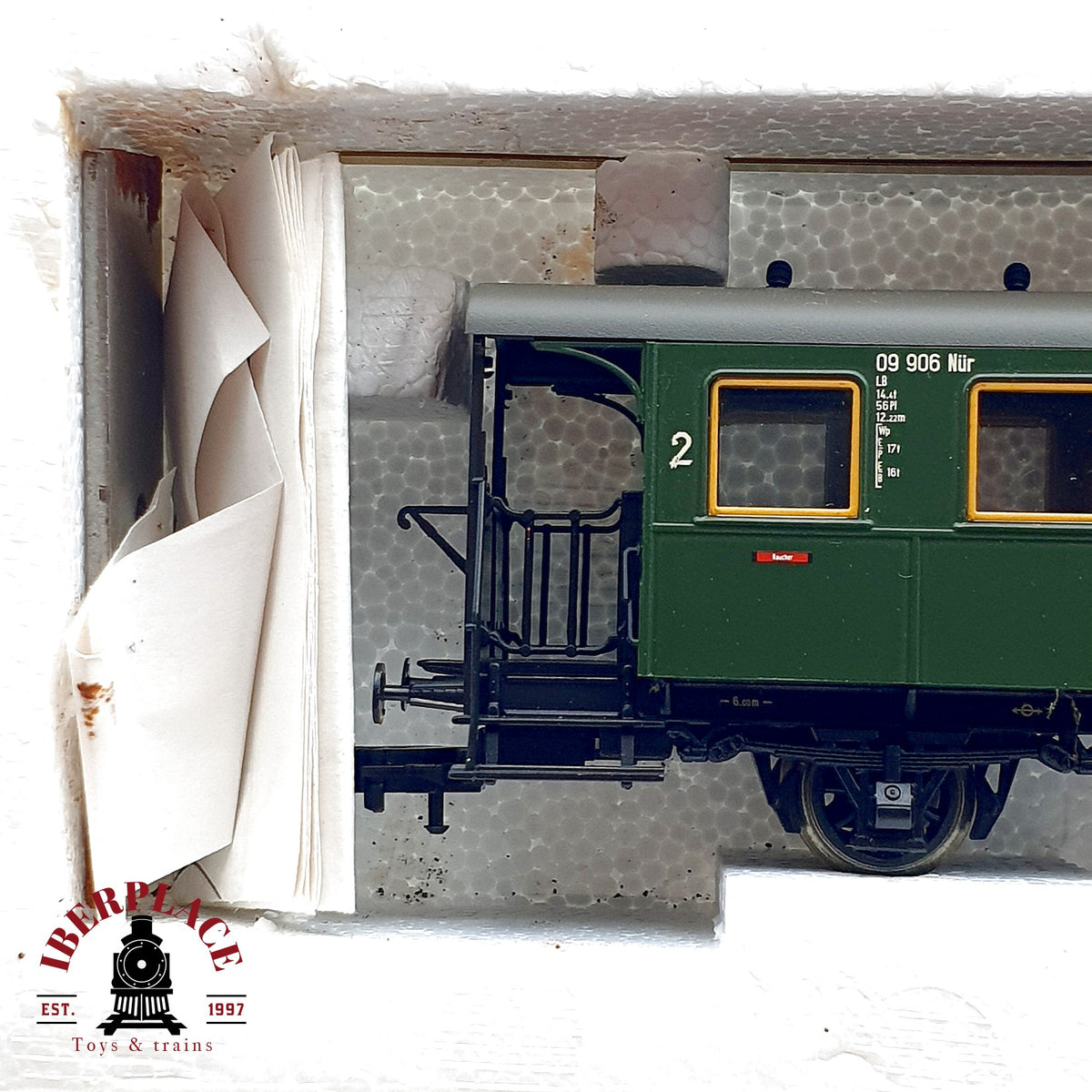 ♻️✨ Roco 44822 44826 set 3x vagones pasajeros Donnerbüchse DB Ep III H0 1:87 DC