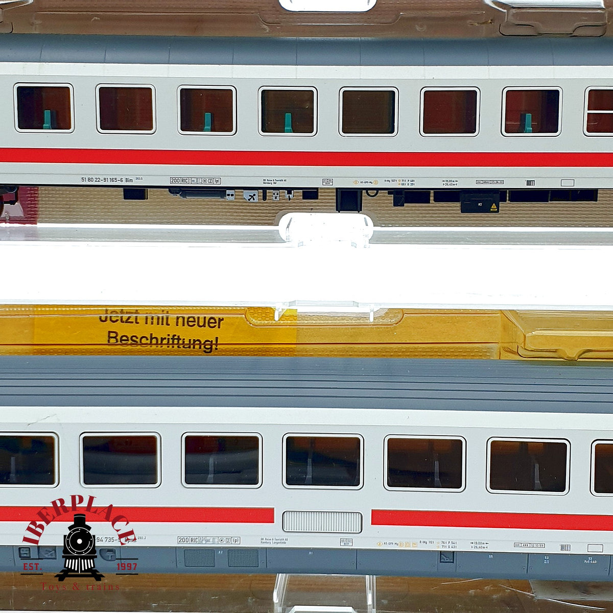 ♻️✨ Fleischmann 5182-5188 set 5x vagones IC ICE DB AG época V Escala H0 1:87 DC