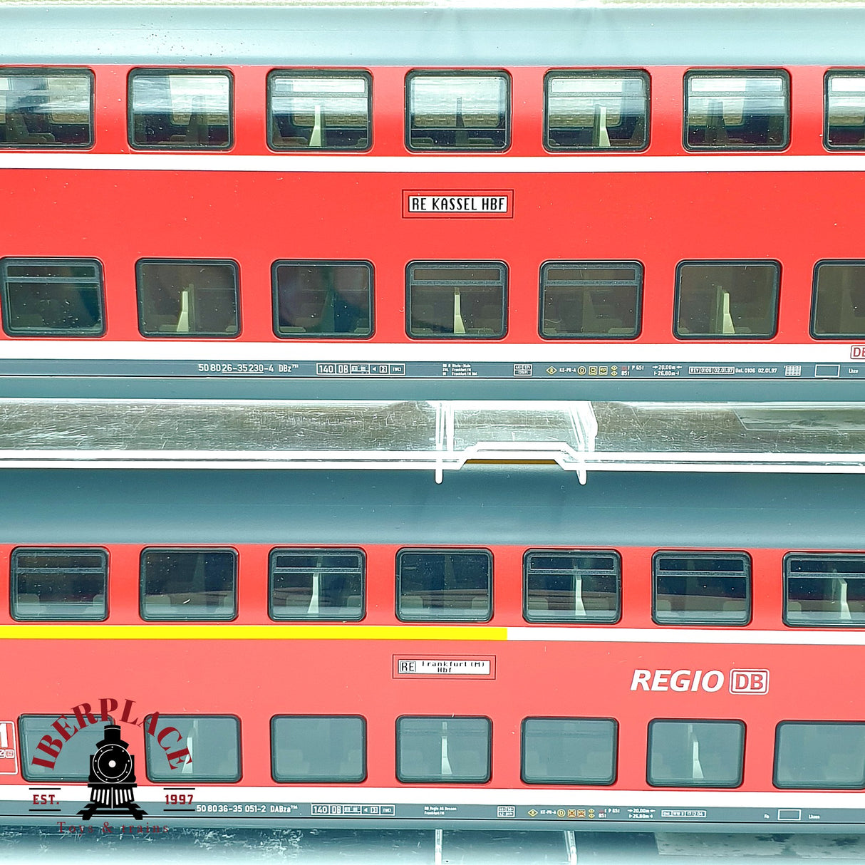 ♻️✨ Fleischmann 5620 5625 set 4x vagones doble piso DB Regio Ep V Escala H0 1:87 DC
